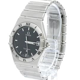 Omega-Omega Constellation Stainless Steel Quartz Wristwatch-Other
