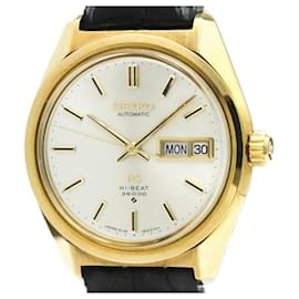 Seiko-Grand Seiko Hi-Beat 18K Gold Leather Automatic Men's Watch-Other