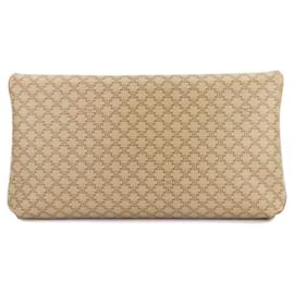 Céline-Celine Macadam Pattern Clutch Bag-Brown,Beige