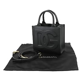 Dolce & Gabbana-Dolce & Gabbana DG Daily 2way Hand Shoulder Bag-Black