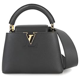 Louis Vuitton-Louis Vuitton Capucines MINI 2way Hand Shoulder Bag-Black