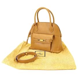 Fendi-Sac à main Fendi Epi 2 en 1-Camel