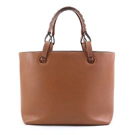 Bolsa de couro marrom Loewe Marrom