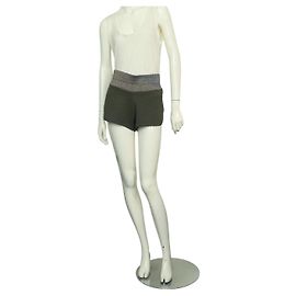 Zadig & Voltaire Smile Lurex Shorts Grün Silber Gold Grün