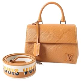 Louis Vuitton-Louis Vuitton Cluny Mini Epi 2WAY Bag-Golden,Metallic