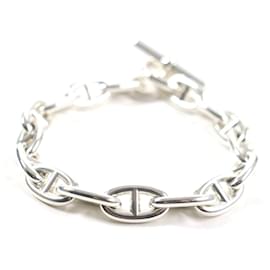 Hermès-Hermes Silver Bracelet AG925-Silvery,Metallic
