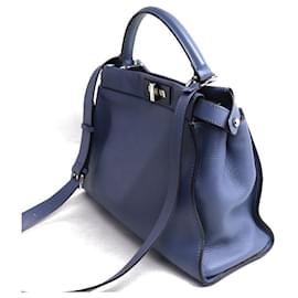 Fendi-Sac à épaule Fendi Peekaboo 2Way Bleu-Bleu