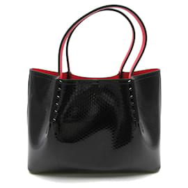 Christian Louboutin-Sac fourre-tout en cuir Christian Louboutin noir-Noir