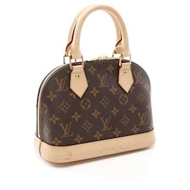 Louis Vuitton-Louis Vuitton Alma BB Monogram Handbag M53152-Brown