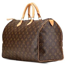 Louis Vuitton-Louis Vuitton Monogram Speedy 40 Handbag M41522-Blue