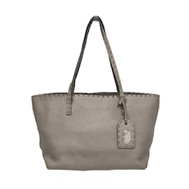 Fendi-Sac à main en cuir pour femme Fendi Selleria 8BH099-Bronze