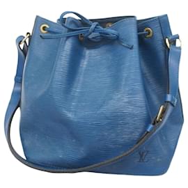 Louis Vuitton-Louis Vuitton Epi Petit Noe Shoulder Bag-Blue