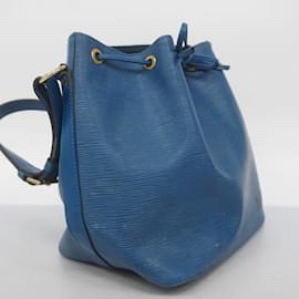 Louis Vuitton-Louis Vuitton Epi Petit Noe Shoulder Bag-Blue