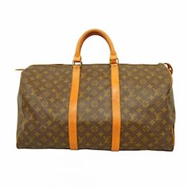 Louis Vuitton-Louis Vuitton Boston Bag Monogram Keepall 50-Brown