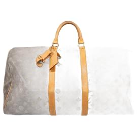 Louis Vuitton-Louis Vuitton Boston Bag Monogram Keepall Bandouliere 55-Brown