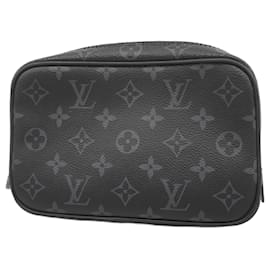 Louis Vuitton-Louis Vuitton Monogram Eclipse Pouch-Black