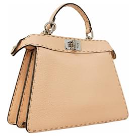 Fendi-Sac à main Fendi Selleria Peekaboo I See You-Beige