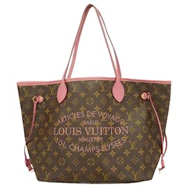 Louis Vuitton-Louis Vuitton Monogram Ikat Flower Tote Bag-Brown,Pink
