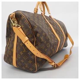 Louis Vuitton-Louis Vuitton Monogram Keepall Bandouliere 55-Brown