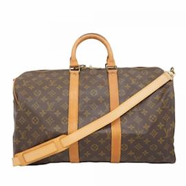 Louis Vuitton-Louis Vuitton Monogram Keepall Bandouliere 45-Brown