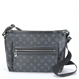 Louis Vuitton-Louis Vuitton Monogram Eclipse Odysse PM Leather Shoulder Bag-Black,Monogram