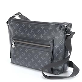 Louis Vuitton-Louis Vuitton Monogram Eclipse Odysse PM Leather Shoulder Bag-Black,Monogram