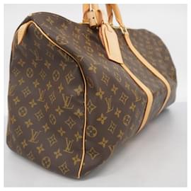 Louis Vuitton-Louis Vuitton Boston Bag Monogram Keepall 50-Brown