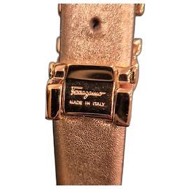Salvatore Ferragamo Reversible Black Leather Belt 90cm Black