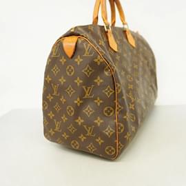 Louis Vuitton-Louis Vuitton Monogram Speedy 40 Handbag-Brown
