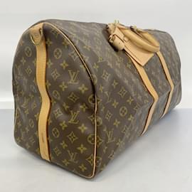 Louis Vuitton-Louis Vuitton Monogram Keepall Bandouliere 55-Brown