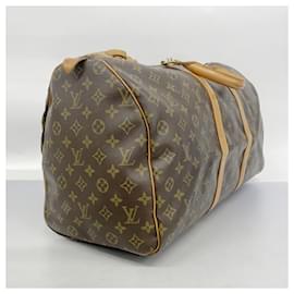 Louis Vuitton-Louis Vuitton Monogram Keepall 50 Boston Bag-Brown