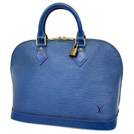 Louis Vuitton-Louis Vuitton Epi Alma Handbag in Toledo Blue-Blue