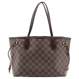 Louis Vuitton-Louis Vuitton Damier Neverfull PM Shoulder Bag-Brown,Damier ebene
