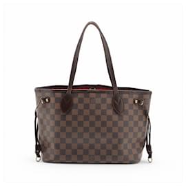 Louis Vuitton-Louis Vuitton Damier Neverfull PM Shoulder Bag-Brown,Damier ebene