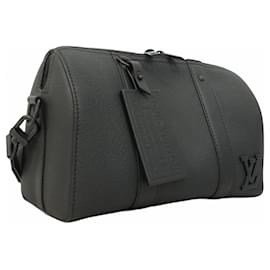Louis Vuitton-Louis Vuitton LV Aerogram City Keepall M59255 Noir Shoulder Bag-Black