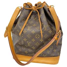 Louis Vuitton-Louis Vuitton Monogram Noe M42224 Shoulder Bag-Brown