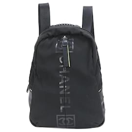 Chanel-Chanel Sport Backpack and Shoulder Bag-Black