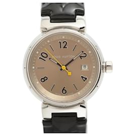 Louis Vuitton-Relógio de pulso de couro com tripla espiral Tambour da Louis Vuitton-Outro