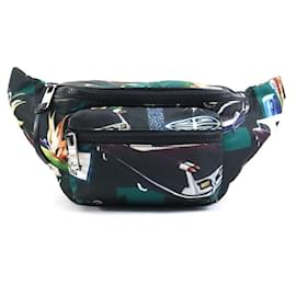 Givenchy-Givenchy Nylon Fanny Pack in Black and Multi-color-Black,Multiple colors
