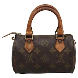 Louis Vuitton-LOUIS VUITTON Monogram Mini Speedy Hand Bag M41534 LV Auth 116934-Monogram