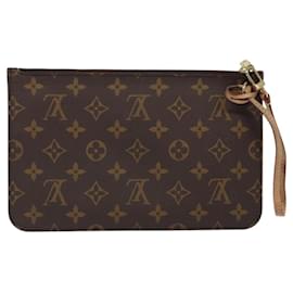 Louis Vuitton-LOUIS VUITTON Monogram Neverfull MM Pouch Accessory Pouch LV Auth BD1159-Monogram