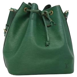 Louis Vuitton-LOUIS VUITTON Epi Petit Noe Shoulder Bag Green M44104 LV Auth BD1258-Green