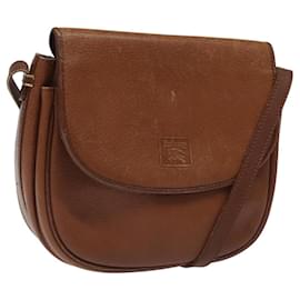 Autre Marque-Burberrys Shoulder Bag Leather Brown Auth ep8223-Brown