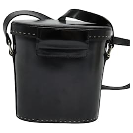 Céline-CELINE Shoulder Bag Patent leather Black Auth 116182-Black
