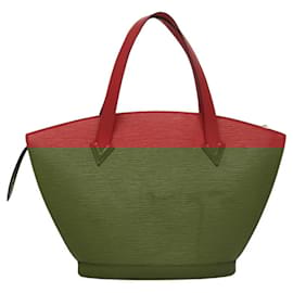 Louis Vuitton-LOUIS VUITTON Epi Saint Jacques Shoulder Bag Red M52277 LV Auth ep8327-Red