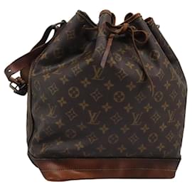 Louis Vuitton-LOUIS VUITTON Monogram Noe Shoulder Bag M42224 LV Auth 116196-Monogram