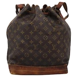 Louis Vuitton-LOUIS VUITTON Monogram Noe Shoulder Bag M42224 LV Auth 116196-Monogram