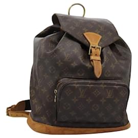 Louis Vuitton-LOUIS VUITTON Monogram Montsouris GM Backpack M51135 LV Auth BD1210-Monogram