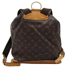 Louis Vuitton-LOUIS VUITTON Monogram Montsouris GM Backpack M51135 LV Auth BD1210-Monogram