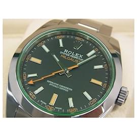 Rolex-ROLEX Milgauss black Dial 116400GV '22 purchased Mens-Silvery